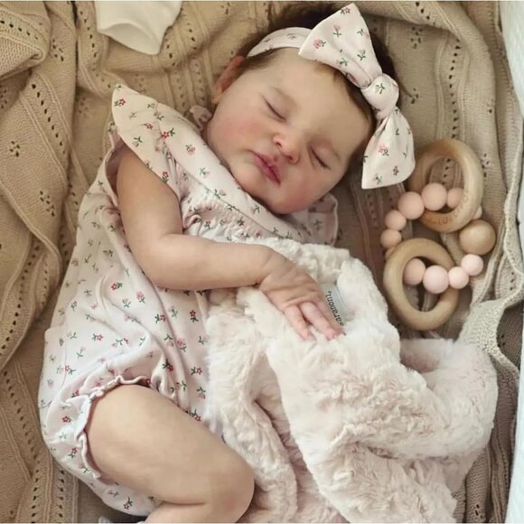 🆕 20inch vinyl body Sleeping Reborn Babies Girl Realistic Newborn Babies Doll - Picture 1 of 5
